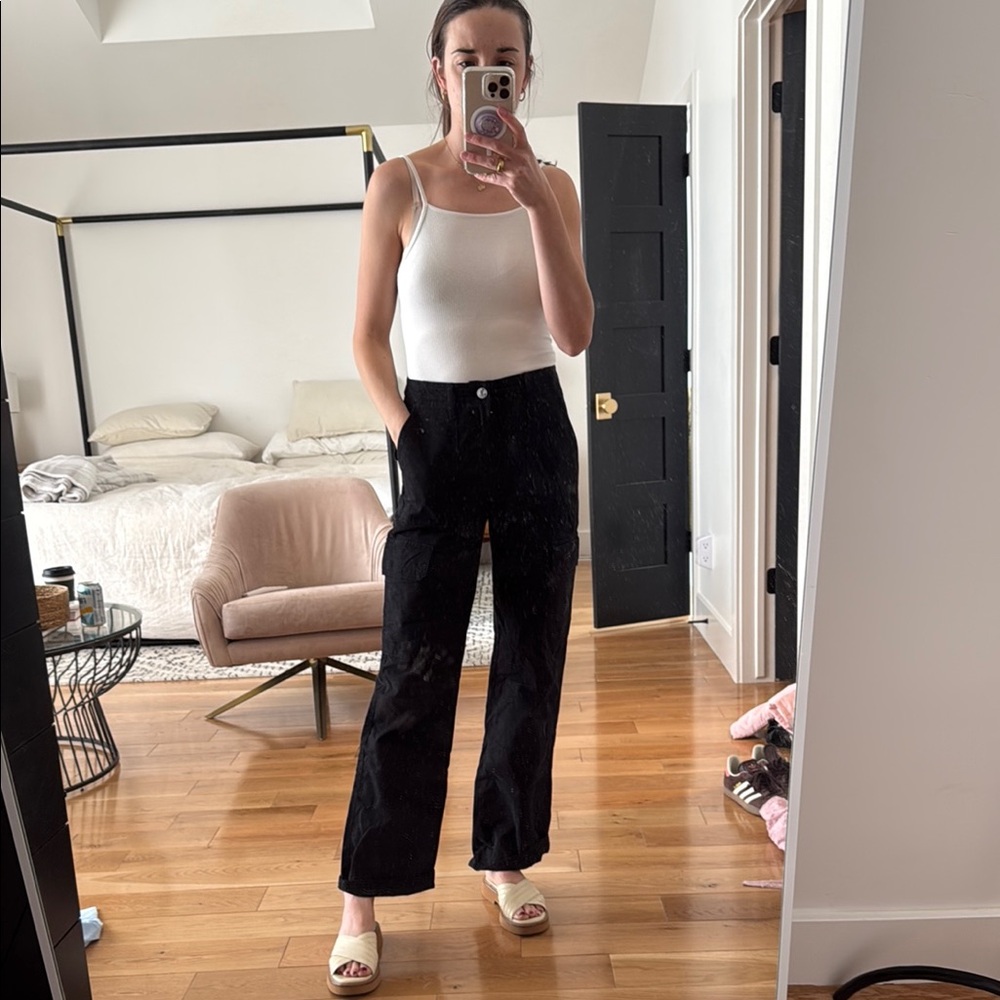Zara Black Cargo pants